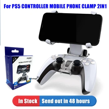 Telefone Suporte Ajustável para PS5 Alça de Suporte Wearable Telefone Celular Grampo Grampo Controlador de Suporte para PS5 Gamepad Acessórios