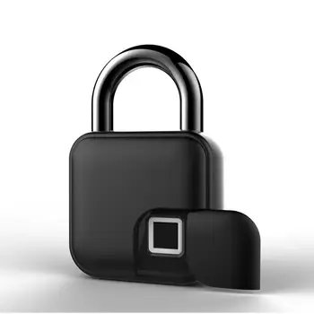 Recarregável USB Smart Lock Sem Fechadura Biometrica IP65 Impermeável Anti-Roubo de Segurança do Cadeado da Porta de Bagagem Caso de Bloqueio
