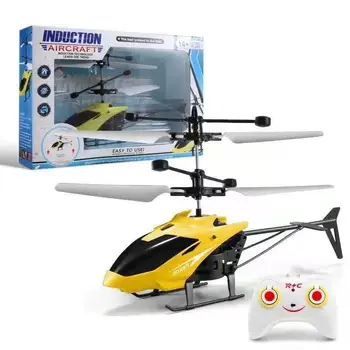 Controle remoto Drone Helicóptero de Brinquedo de RC Aviões de Indução Pairando USB Charge de Controle de Drones Garoto Avião Brinquedos Vôo Indoor Brinquedos