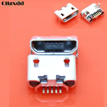 cltgxdd G23Y Micro-Conector USB 5pin fêmea USB jack Chifre de BOI Tipo Cauda de soquete porta de Carregamento