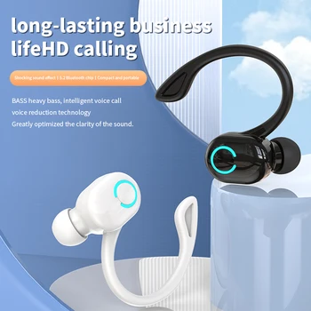 S10 TWS Fones de ouvido sem Fio Sport No ouvido Bluetooth 5.2 Mini Fones de ouvido Ultra-longa Espera de mãos-livres, Auricular Com Microfone para o Telefone Esperto