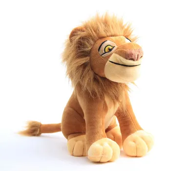Rei leão Simba, Brinquedos de Pelúcia Recheado de Floresta Animal Boneca de desenhos animados Anime Travesseiro Brinquedo para Crianças de Costura para Crianças de Presente de Natal
