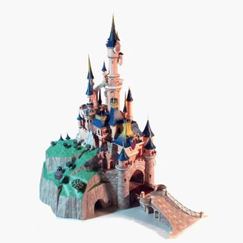 75cm DIY Paris, a bela adormecida do Castelo de Papercraft de Papel em 3D Modelo de Educação Brinquedo de Menino de Presente de Natal