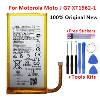 100% Original Novo 3000mAh JG30 Bateria Para Motorola Moto J G7 XT1962-1 Móvel de Boa Qualidade Baterias de Telefone+Free Tools