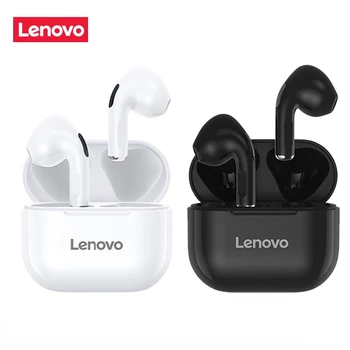 Original Lenovo LP40 TWS Bluetooth 5.0 Fone de ouvido sem Fio Headphone Redução de Ruído Controle de Toque Stereo Baixo Tempo de Espera 230mAH