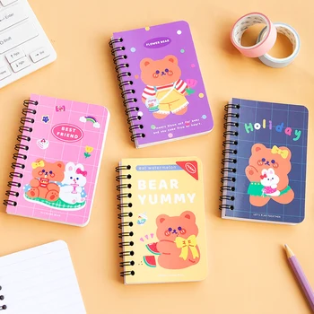 Kawaii Urso de Mão em Conta Decorativos Caderno de Planejamento Diário do bloco de notas a Palavra do Livro de papel de carta para Crianças de Presente