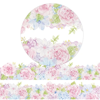 Kailikin flor washi fita de papel para DIY scrapbooking rosa fragrância washi fita para decoração