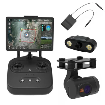 Skydroid T10 Controle Remoto Mini Câmera de 10km Mapa Digital de Transmissão 4 Em 1 com R10 Receptor Para RC fitofarmacêuticos Drone