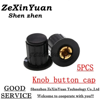 5PCS WXD3-13 preto cinza botão de botão de boné é adequado para a alta qualidade WXD3-13-2W virar especiais potenciômetro botão KYP16--4J