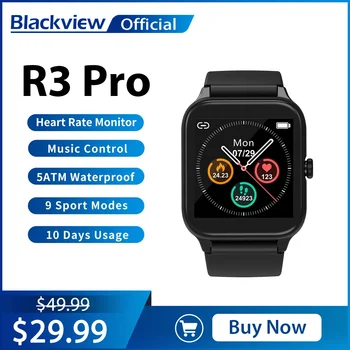Blackview SmartWatch R3 Pro Coração a Taxa de Homens, Mulheres, Esportes Relógio Relógio Monitor de Sono Ultra-Longa Battrey para IOS, Android Telefone