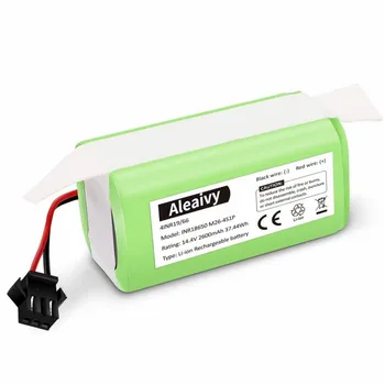 Aleaivy 14,4 V 2600mAh bateria Li-ion Recarregável Bateria de Substituição é Compatível com Ecovacs Deebot N79S,N79,DN622,Eufy RoboVac 11,11 S