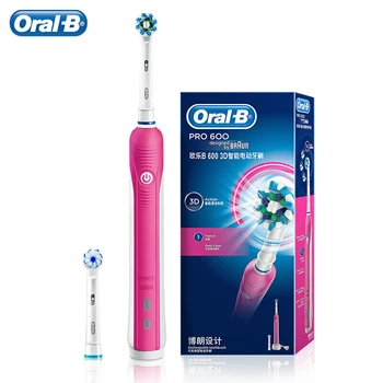 Oral-B Pro 600 CrossAction 3D Elétrico Recarregável Escova de dentes