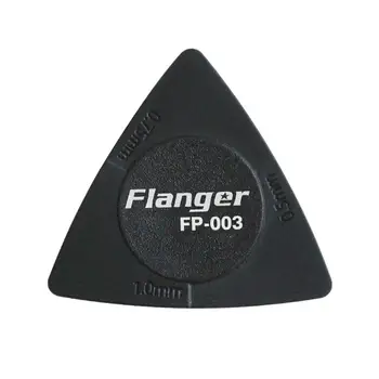 Flanger 1pcs Palhetas Triângulo Preto Branco Palhetas Anti-derrapante Estilo de Material ABS Escolhe Acessórios para Guitarra FP-003