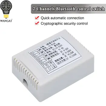 2-forma Bluetooth 4.0 módulo de relé de 12V/220V controle de mudar de telefone Móvel APP remoto controle remoto sem fio inteligente YS-BL2K
