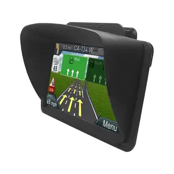 GPS do carro para proteger do Sol Tampa Anti-Brilho Viseira de Sol do Carro Universal de Navegação Capa Para 6/ 7 Polegadas Carro GPS de Navegação Radio Player