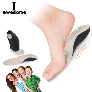 Crianças, Crianças ortopédicos arco palmilhas de apoio respirável ortopédicos sandália do pé plano valgo, varo sapatos, palmilhas inserir para crianças