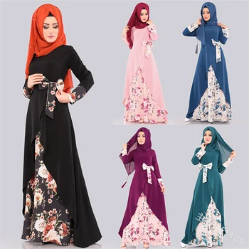 Abaya Dubai Hijab Muçulmano Vestido Caftan Marocain Vestidos Turco Kaftan Abayas Para As Mulheres Do Islã Roupas Tesettur Elbise Djellaba
