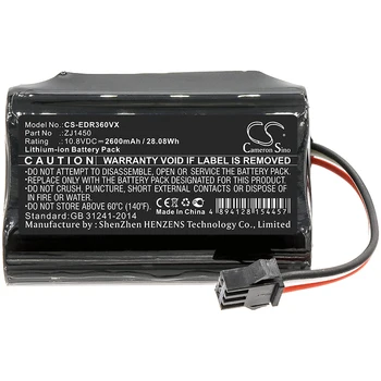 Cameron Sino DA60-Darfon ZJ1450 Bateria para Ecovacs TCR360 D36A D36B D36C D36E DA611 DB35 DA60 2600mAh