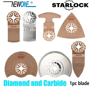 NEWONE Starlock Diamante de Carboneto de Oscilação Viu as Lâminas Para o Triângulo Lima ferramenta multi-usos Flush Segmento de Acessórios, a Lâmina de Serra