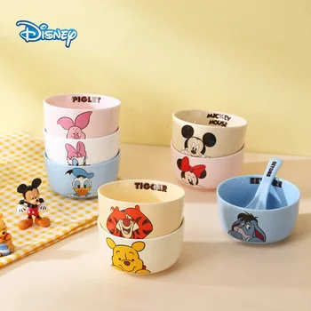 Minnie do Mickey de Disney Pato Donald Margarida Tigrão Pooh dos desenhos animados de Cerâmica de Louça de mesa Bowl, Lar de Crianças 