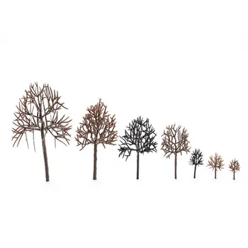 1000pcs/monte 4cm Árvore de Armadura Para Treinar Conjunto de Paisagem Paisagem Modelo de Árvore de Braço