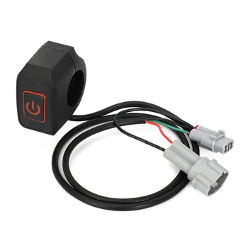 Vermelho Branco de Luz de IP65 Impermeável Modificado Farol Interruptor com tomada de Acessórios de Plug and Play para Sur-Ron Surron Abelha X