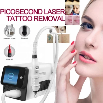 2022 o mais novo profissional do Interruptor de Q do nd yag laser máquina de remoção de tatuagem picosecond do laser da remoção da tatuagem do laser de nd:yag para salão de beleza
