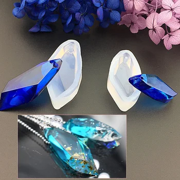 Dois Estilos de Furos em forma de diamante de Corte de Pedra Pingentes, Moldes de Silicone, Mulher de Acessórios de Moda