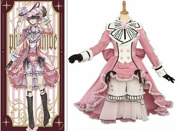 Anime Kuroshitsuji cos roupas Ciel Phantomhive cosplay traje vestido