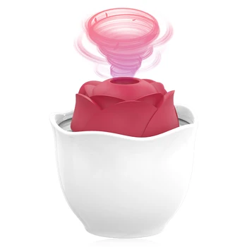 Iluminado de Rosa Vibrador Clítoris Otário Mamilo Estimulador Com a Luz Ambiente 9 de Vibração Masturbador Feminino Massager do Brinquedo do Sexo para Mulheres