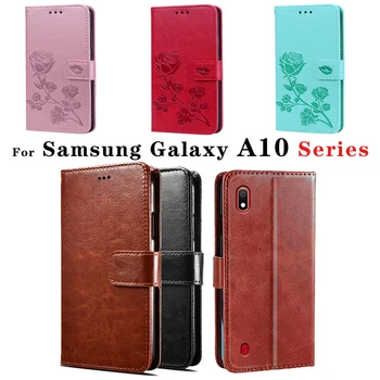 Padrão De Case Para Samsung Galaxy A10s A10 Couro Carteira Flip Cover Para Samsung Galaxy A10e Selfie Definição De Capas Coque Casos