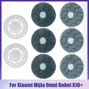 Para Xiaomi Mijia Omni Robô X10+ Aspirador De Pó Robótico Acessórios Laváveis Mop Pano De Trapos Peças De Patacas, Almofadas De Substituição De Stent