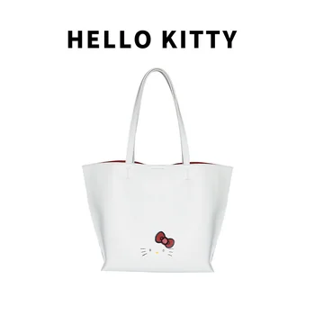HELLO KITTY Original 2022 Kawaii Grande Capacidade bolsa Saco Branco Saco de Ombro Bolsa Messenger Bag de 26,5 cm de Presente da Alta Qualidade
