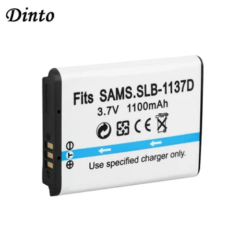 Dinto 1pc 1100mAh SLB-1137D SLB1137D SLB 1137D Li-20B Li20B K5000 FNP-60 FNP60 Recarregável Bateria da Câmera para Samsung L74 NV11