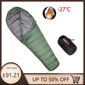 210X80X50cm para Baixo do Saco de Dormir de Ultraleve Saco de Dormir ,Inverno Saco de Dormir Equipamento de Camping Leve Saco de Dormir Camping