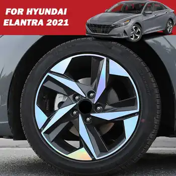 Multicolor cubo de Roda Painel de Pneus Painel Adesivo de Decoração de ajuste Para o Hyundai Elantra 2021
