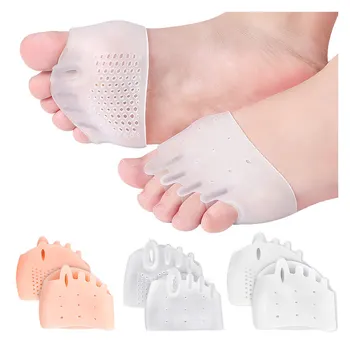 Palmilhas Mulheres de pés de separador de Pé, Produtos de Cuidados de Alívio da Dor Antepé Almofadas Sapato Pad Ortopédicos, Palmilhas de Silicone Confortável