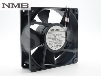 Para NMB 4715SL-05W-B60 12038 DC 24V IP55 1.20 UM impermeável axial ventilador de refrigeração