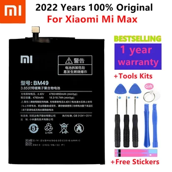 2022 Novo 100% Original de Backup novo BM49 Bateria 4850 mAh Para Xiaomi Mi duração máxima da Bateria Em estoque Com o número de Rastreamento+Free Tools
