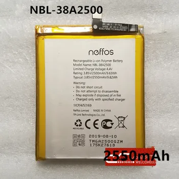 novo Top da Marca 100% Novo 2550mAh NBL-38A2500 Bateria para TP-link Neffos X1 Lite TP904A TP904C em estoque+ferramentas
