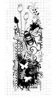 CLARO CARIMBO de fundo de abelhas DIY Scrapbook Cartão álbum do ofício de papel de rolo de borracha de silicone transparente selos 532