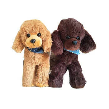 Crianças Brinquedos De Pelúcia Cão Poodle Boneca Crianças Natal Aniversário De Pelúcia De Presente