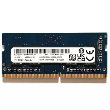 RAMAXEL DDR4 3200MHz 4GB de Memória Portátil SODIMM 260PIN 1,2 V 4GB 1RX16 PC4-3200AA-SC0-11 DDR4 CARNEIROS