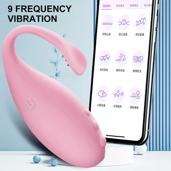 Aplicativo de Controle Bluetooth Calcinha Vibratoria Vibrador de Ovos Wearable Bolas Vibrador Ponto G Clítoris Massager Adultos Brinquedo do Sexo para Mulheres