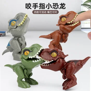 Dedo Dinossauro Anime Figuras De Ação Brinquedos Engraçado Dino Ovos Criativo Complicado Tiranossauro Modelo Fidget Brinquedo