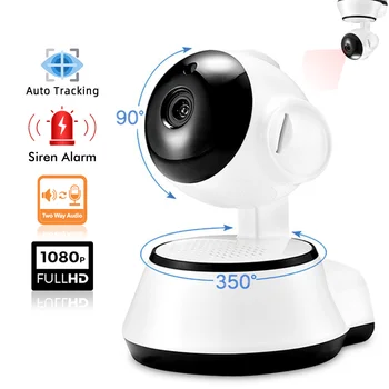 1080P em HD, wi-Fi Câmera do IP de PTZ Câmera de Segurança Smart Home Indoor Rastreamento Automático do Monitor do Bebê Humano do Surveillance da Segurança Home