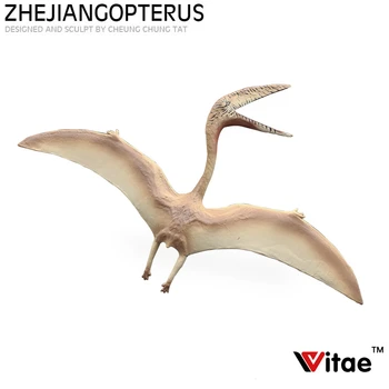 Vitae Zhejiangopterus Pterosauria Simples Versão Jurássica Dinossauro Figura Modelo Animal De Adultos, Crianças Brinquedo Decoração Enfeite Presente