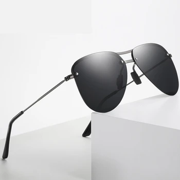 Homens Óculos de sol Polarizados Moda Aviação Quadro de Raios Marca Designer Driver de Óculos de Sol para Homens Mulheres Aoron de Óculos de proteção UV400