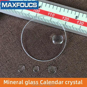 Cyclop Data de Janela de vidro Mineral Para o Relógio Calendário Cristais Retângulo 7.0x5.5mm 5.5x4.5mm Rodada 4,5 mm ,4.0 assistir acessórios