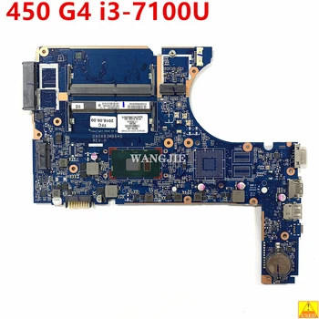 Para HP Probook 450 G4 notebook placa-Mãe 907702-001 907702-601 DA0X83MB6H0 W/ i3-7100U de CPU de 100% de Trabalho de Teste